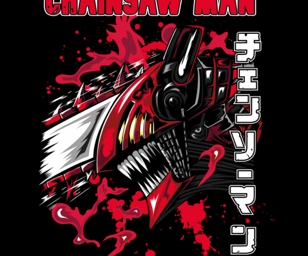 Chainsaw Man - Gritty Character Illustration