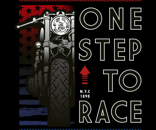 Brooklyn Road Race - Motorcycle Graphic