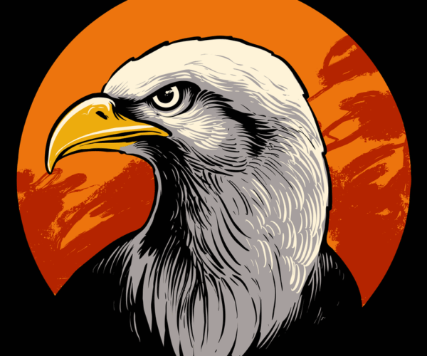 Bald Eagle - Circular Emblem