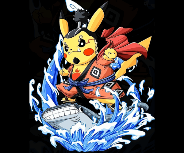 Pikachu Samurai - Mythical Surf Ride