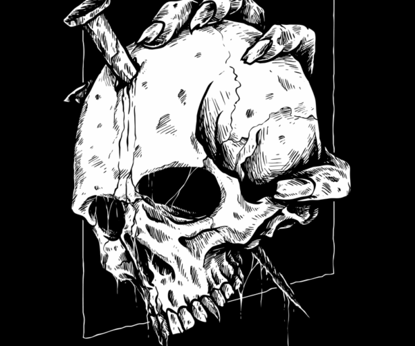Skull Grip - Gothic Horror