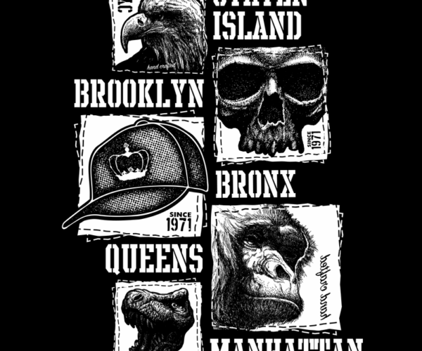 NYC Boroughs - Streetwear Graphics