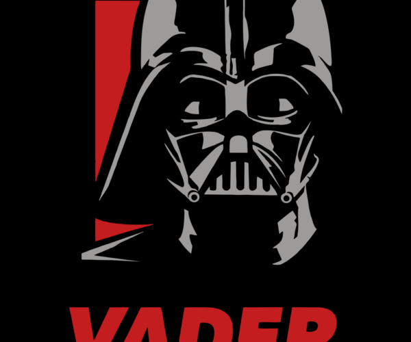 Darth Vader - Typography Portrait