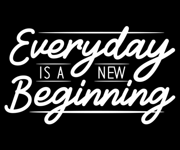 Everyday Beginning - Motivational Typography