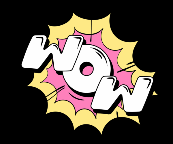 Wow - Retro Expression