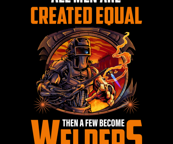 Welding Liberty - Patriotic Craftsman