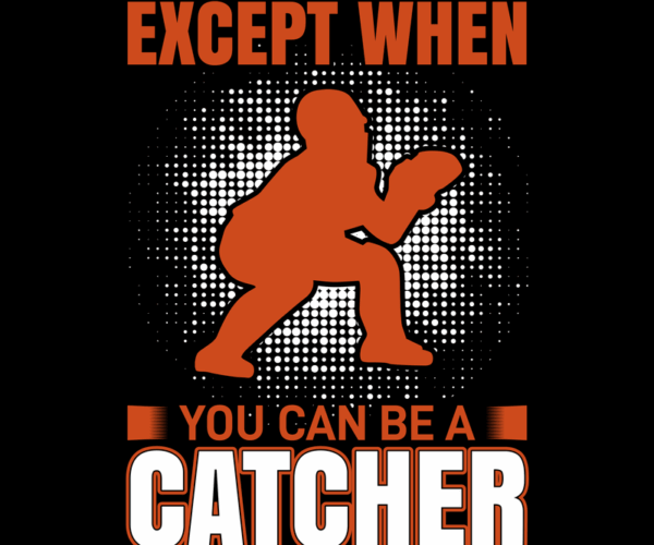 Baseball Catcher - Inspirational Sports Art