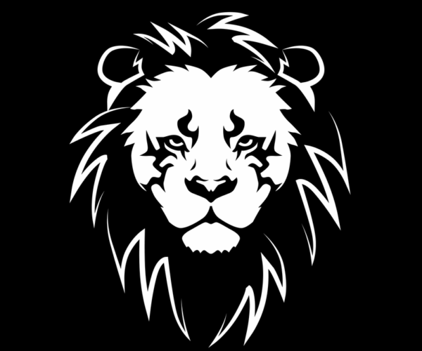 Lion's Majesty - Bold Vector Design