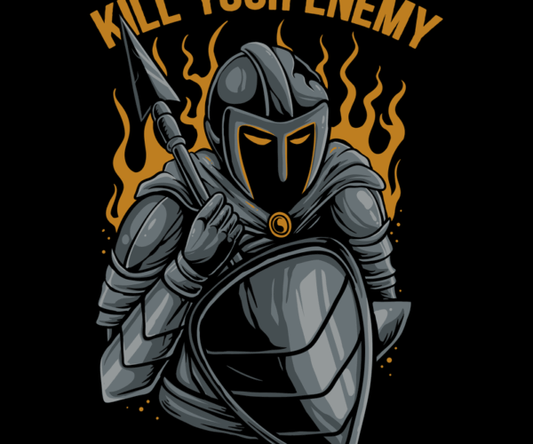 Armored Knight - Fiery Retribution