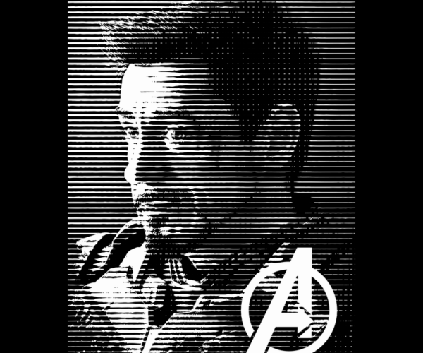 Iron Man - Line Art Design