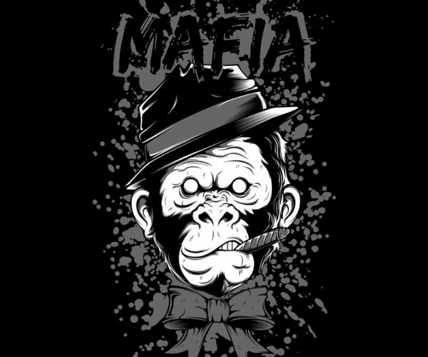 Mafia Ape - Gritty Mob Boss