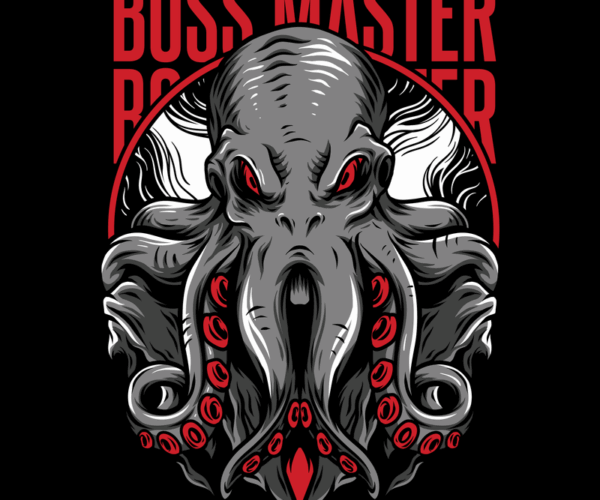 Kraken Boss - Menacing Deep Sea Design