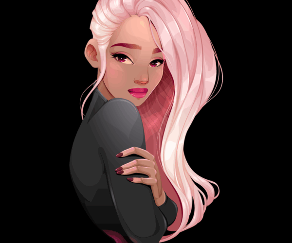 Pink Hair Beauty - Noir Edition