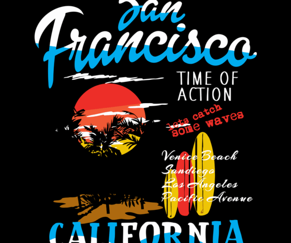 Surf's Up California - Beach Vibes Design