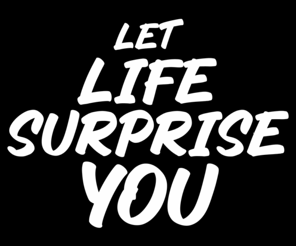 Motivational Typography - Surprise Life Message