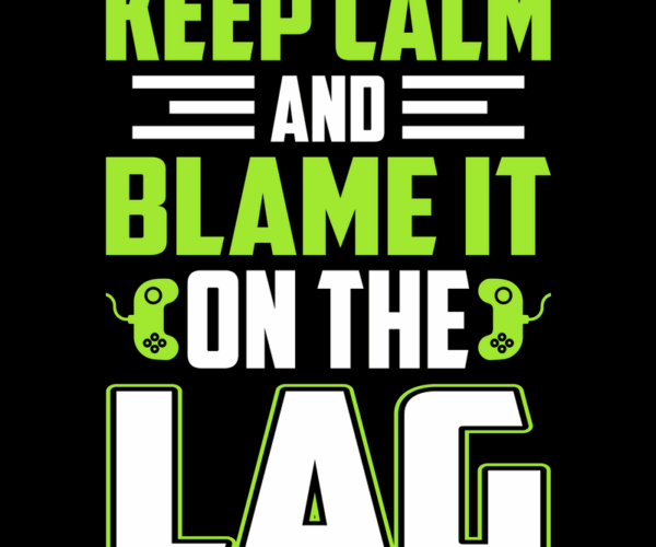 Blame It On Lag - Gamer Humor Tee