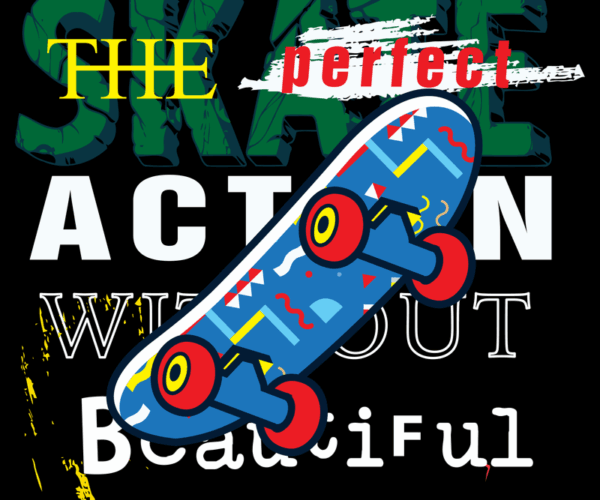 Skateboarding Action - Urban Cool