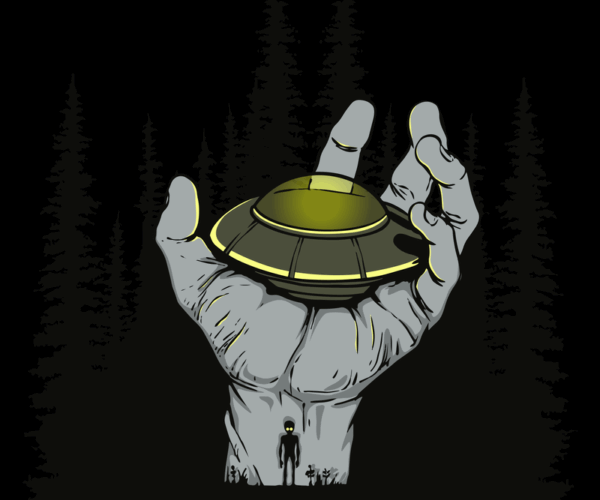 Alien Abduction - Hand Crafted
