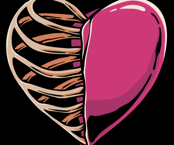 Heart Ribcage - Anatomical Love
