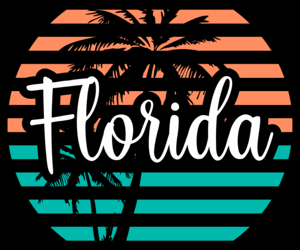 Tropical Escape - Florida Sunset Circle