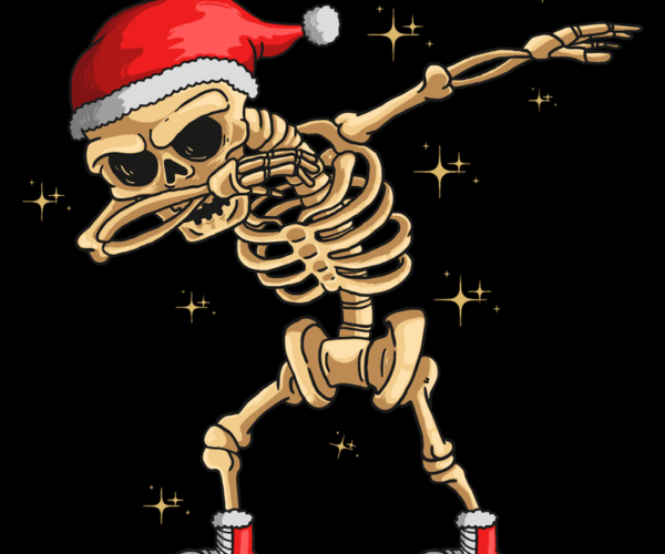 Dabbing Skeleton - Christmas Spirit
