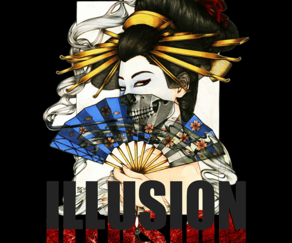 Geisha's Illusion - Dual-Faced Beauty