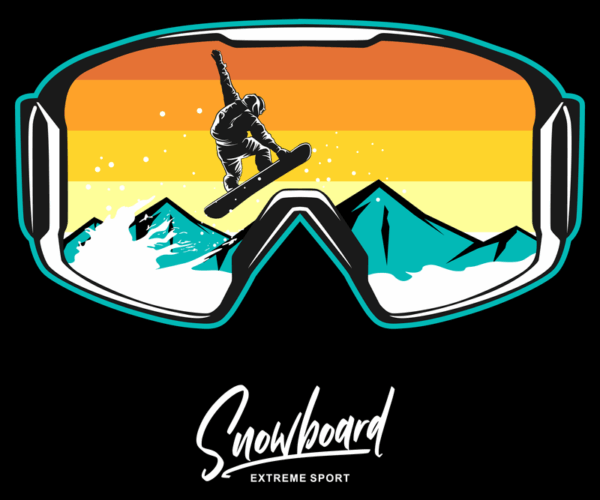 Extreme Snowboard - Mountain Goggles