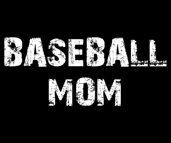Baseball Mom - Distressed Typography