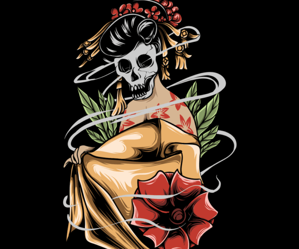 Geisha Ghost - Floral Undead