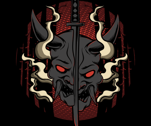 Oni Mask - Katana Edge