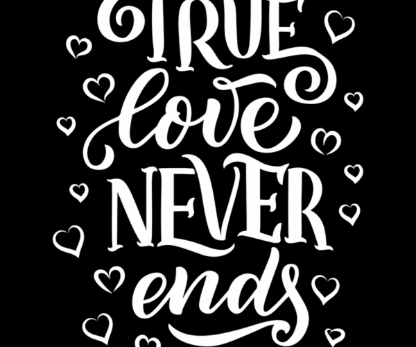 True Love - Typography Art