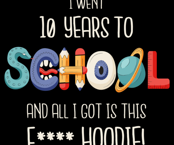 School's Out Hoodie - Sarcastic Graduation Design