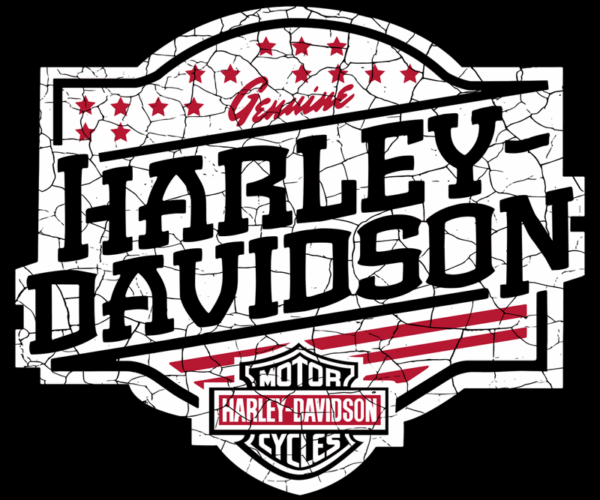 Harley-Davidson Genuine Parts - Distressed Vintage Badge