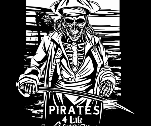 Skeletal Pirate - 4 Life Edition