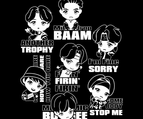 BTS Chibi Icons - Song Lyric Collection