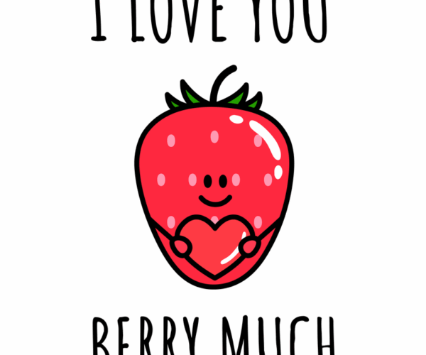 Strawberry Love - Berry Pun