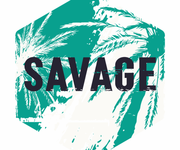 Savage Palms - Tropical hexagon design