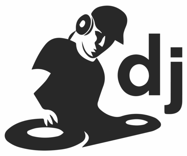 DJ Icon - Silhouette Style