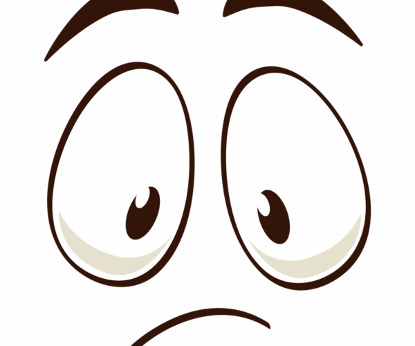 Concerned Eyes - Cartoon Emotion