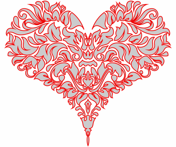 Floral Heart - Elegant Design