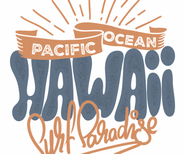 Hawaii Surf - Tropical Vacation Design