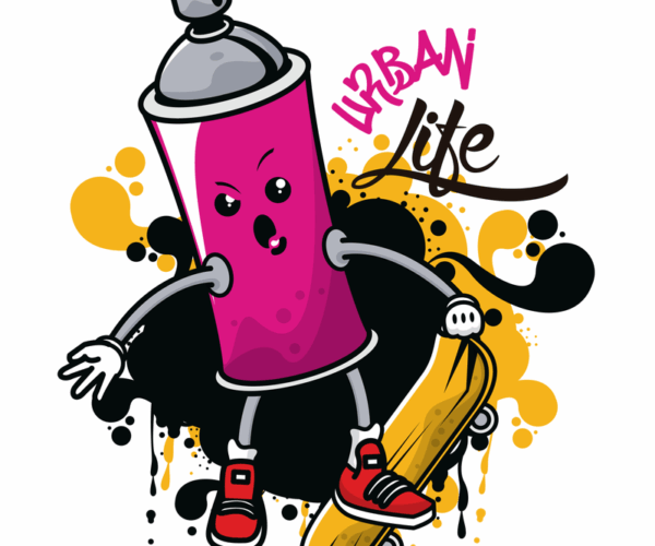 Graffiti Spray Can - Urban Skater