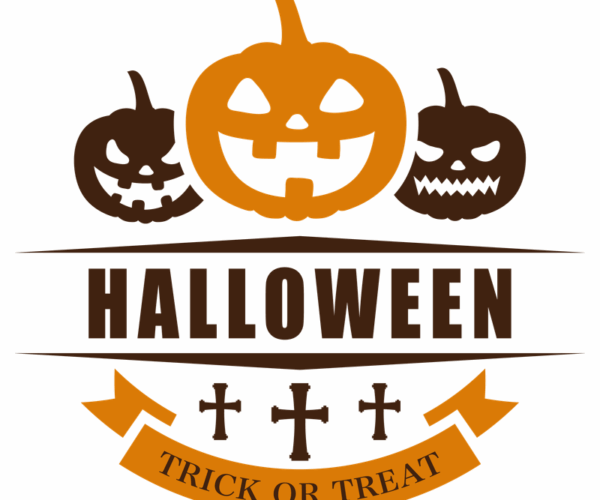 Spooky Pumpkins - Halloween Emblem