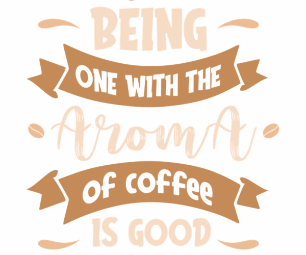 Coffee Aroma - Typography Design