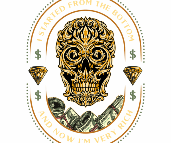 Opulent Skull - Rags-to-Riches Design