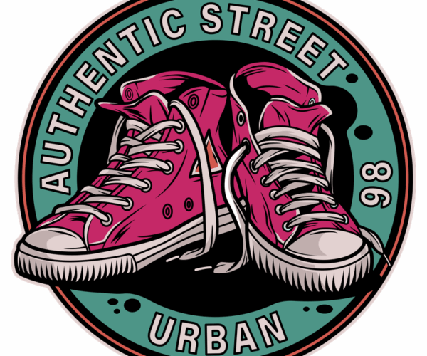 High-Top Sneakers - Urban Authentic Patch