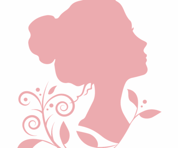 Elegant Silhouette - Floral Accent