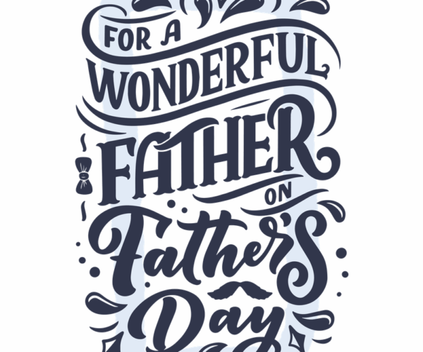 Father's Day - Typography Design