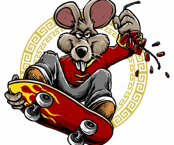 Sk8 Rat - Firecracker Edition