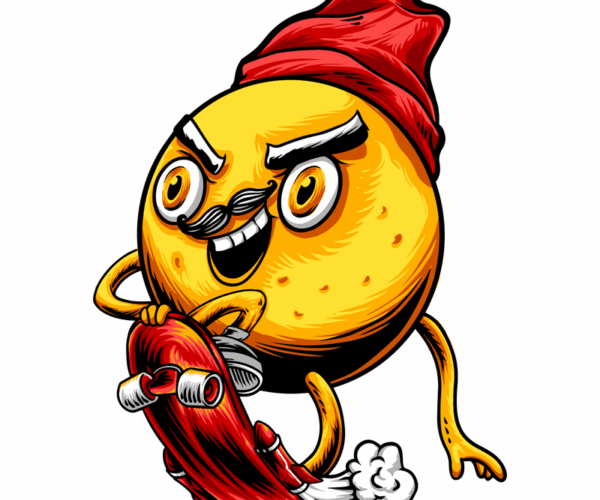 Rad Lemon - Skateboarding Swag